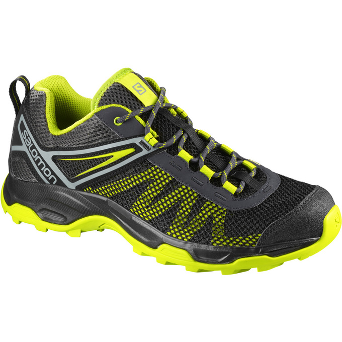 Salomon X ULTRA MEHARI Zapatillas De Running Hombre - Negras Amarillo - Colombia (96217-TKCQ)